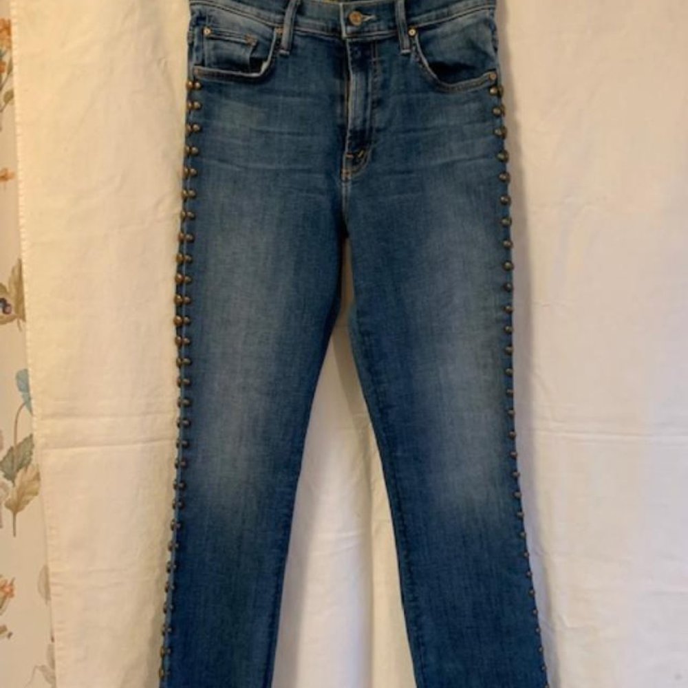Mother Jeans with Rivets